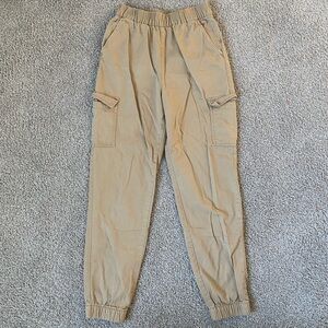 khaki cargo pants